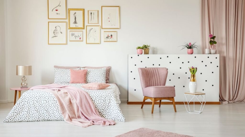 Spacious and luxurious interior showcasing an ideal master bedroom size, featuring a large bed with a tufted bench, a comfortable seating area, and expansive windows offering tropical views.