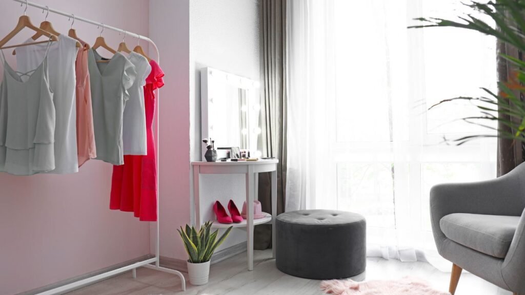 Stylish Interior of Modern Dressing Room
